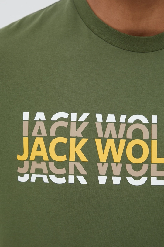 Bavlnené tričko Jack Wolfskin Pánsky