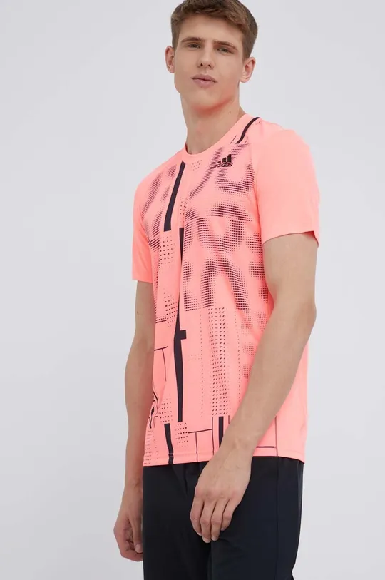 ružová Tréningové tričko adidas Performance HB9086 Pánsky