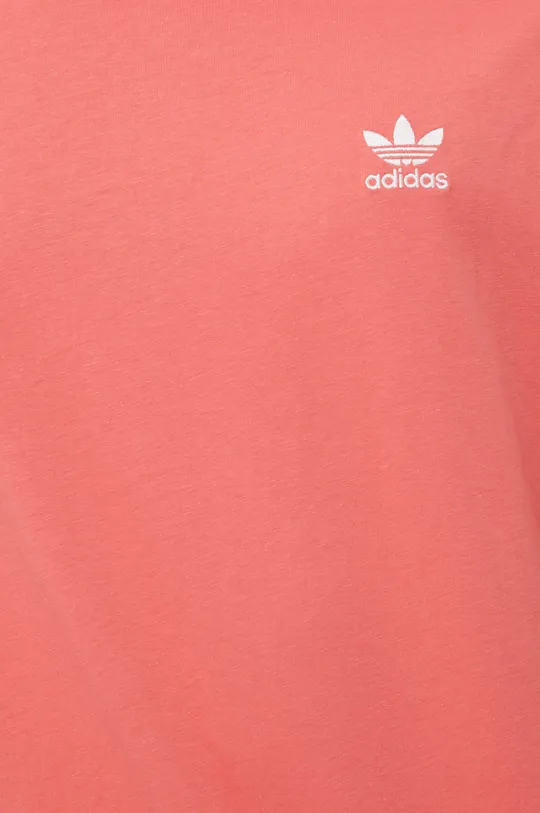 pomarańczowy adidas Originals t-shirt bawełniany Adicolor HE9441