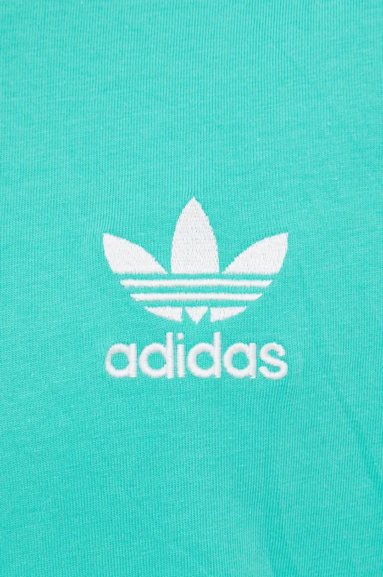 zielony adidas Originals t-shirt bawełniany Adicolor HE9549