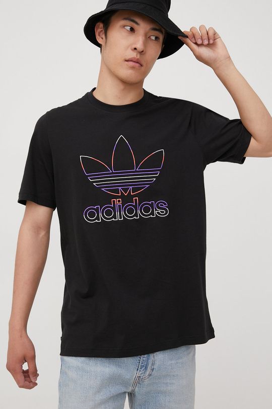 Bavlněné tričko adidas Originals HC7158 černá