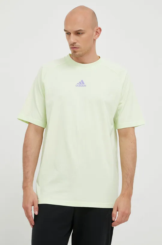 Βαμβακερό μπλουζάκι adidas  Κύριο υλικό: 100% Βαμβάκι Πλέξη Λαστιχο: 95% Βαμβάκι, 5% Σπαντέξ