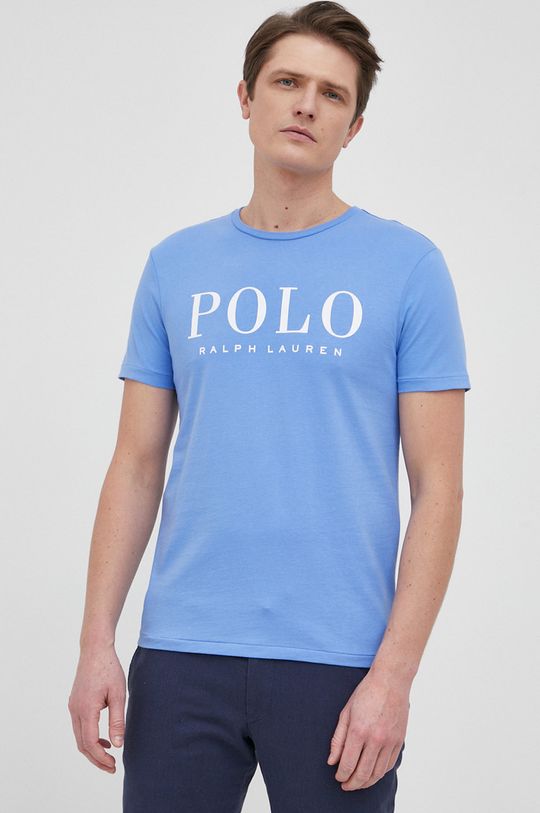 Bavlnené tričko Polo Ralph Lauren svetlomodrá