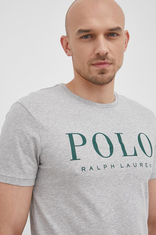 sivá Bavlnené tričko Polo Ralph Lauren