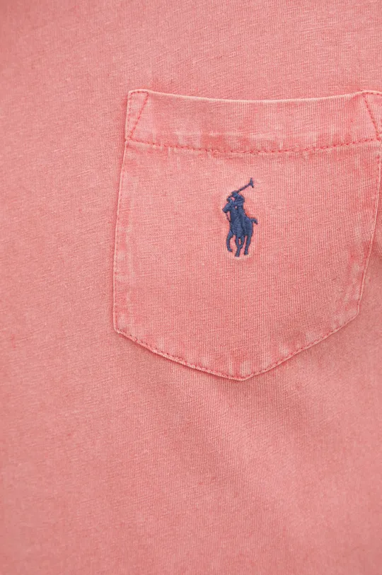 ροζ Μπλουζάκι με λινό μείγμα Polo Ralph Lauren