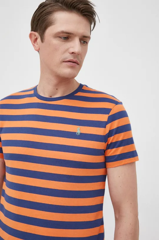 pomarańczowy Polo Ralph Lauren t-shirt bawełniany 710803479011