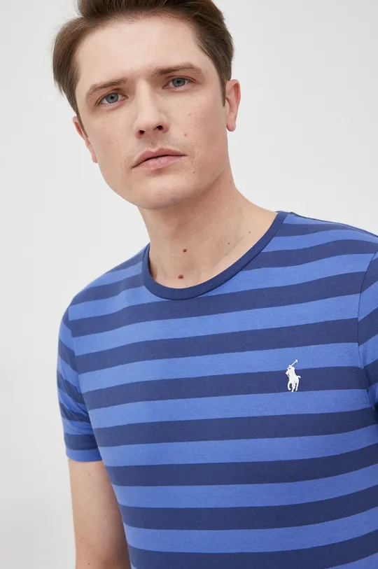 μπλε Βαμβακερό μπλουζάκι Polo Ralph Lauren