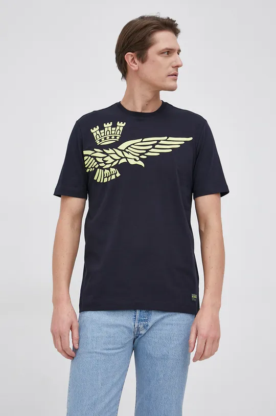 Aeronautica Militare T-shirt granatowy