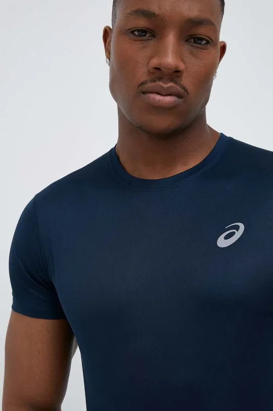 mornarsko plava Majica kratkih rukava za trčanje Asics Core Muški