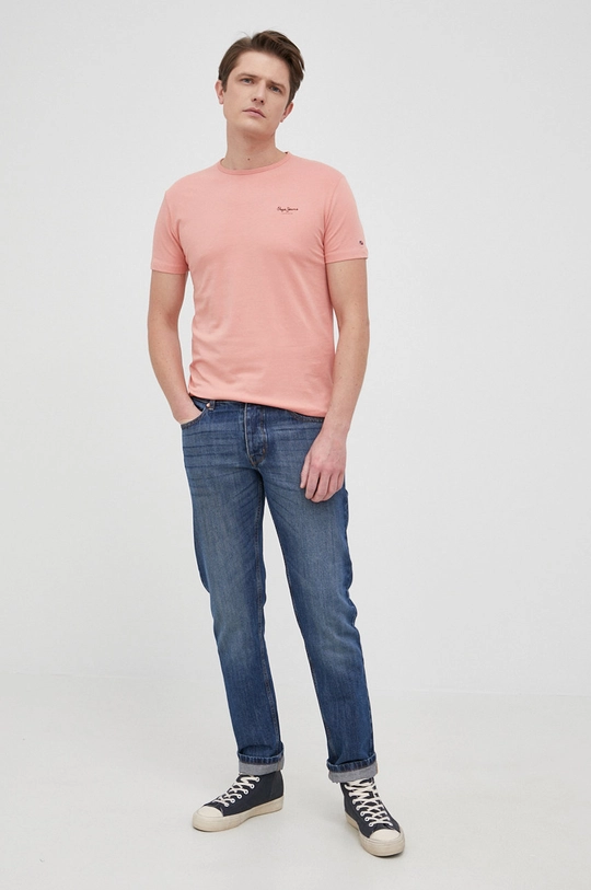 Tričko Pepe Jeans Original Basic 3 N oranžová