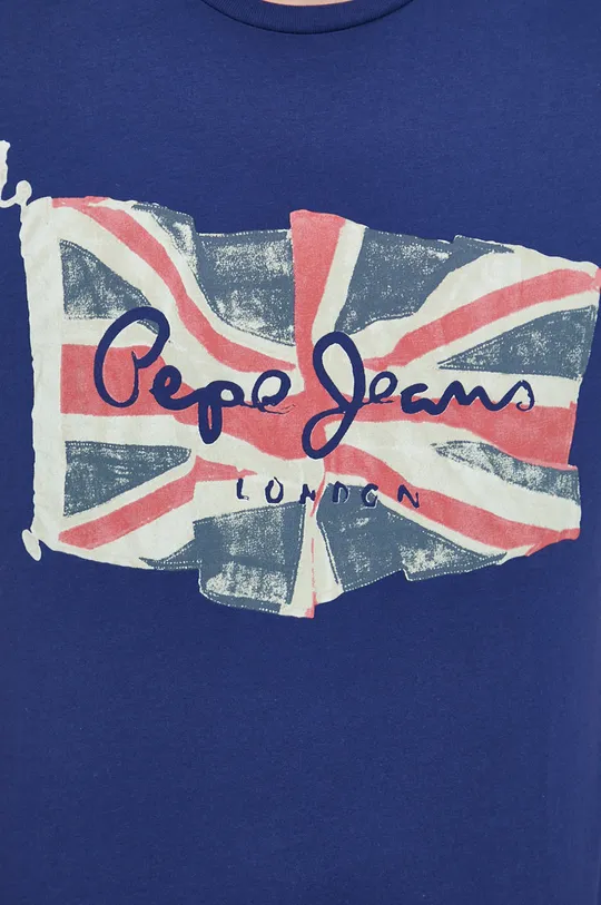 Bavlnené tričko Pepe Jeans Flag Logo N Pánsky