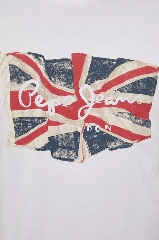 Bavlnené tričko Pepe Jeans Flag Logo N Pánsky