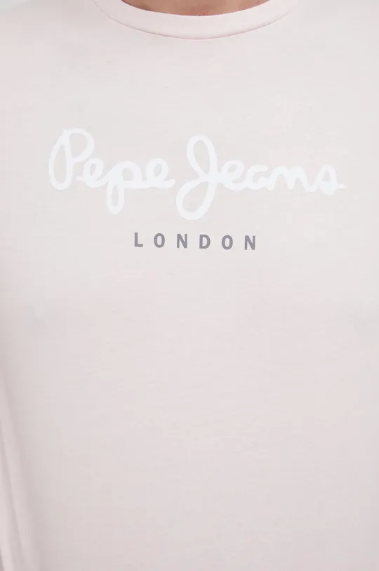 Pepe Jeans - Βαμβακερό μπλουζάκι Eggo Ανδρικά