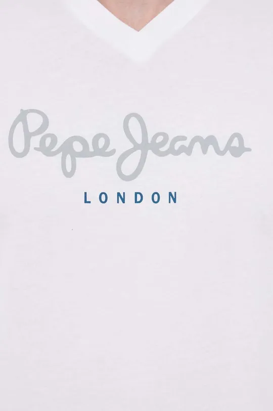 Βαμβακερό μπλουζάκι Pepe Jeans Eggo V N Ανδρικά