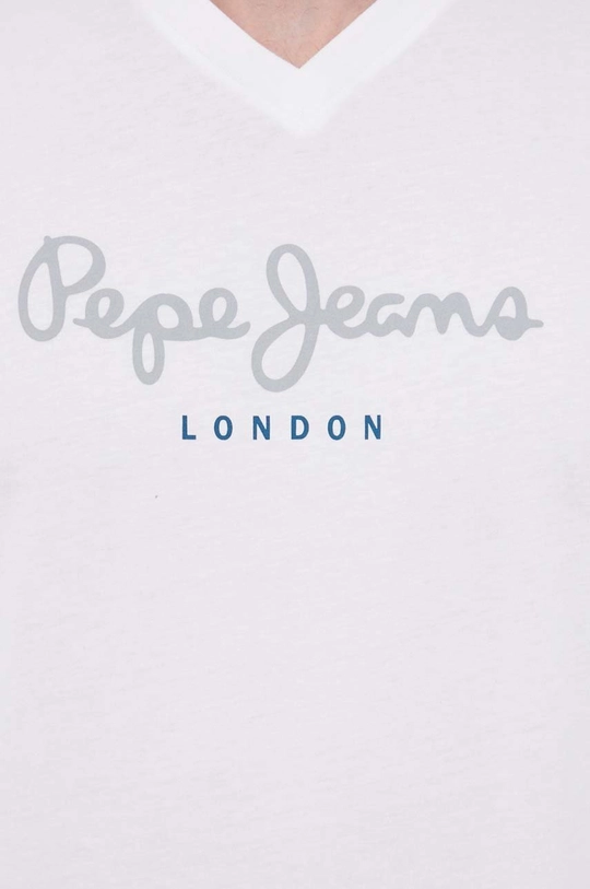 Bombažen t-shirt Pepe Jeans Eggo V N Moški