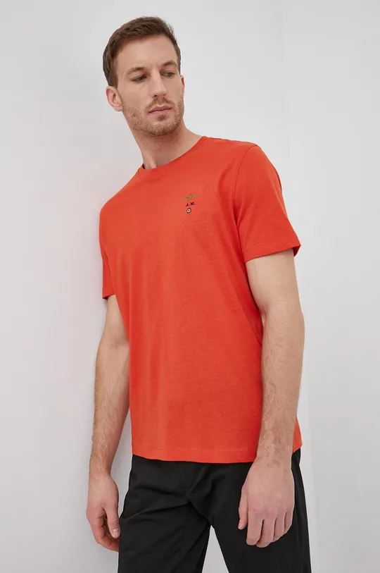 πορτοκαλί Aeronautica Militare - Βαμβακερό μπλουζάκι Ανδρικά