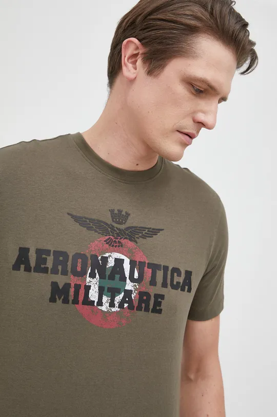 πράσινο Aeronautica Militare - Βαμβακερό μπλουζάκι