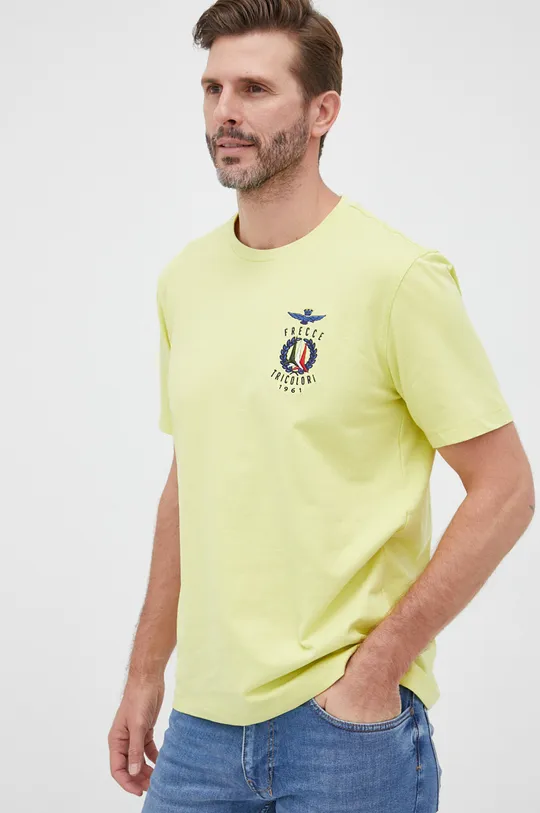 żółty Aeronautica Militare t-shirt