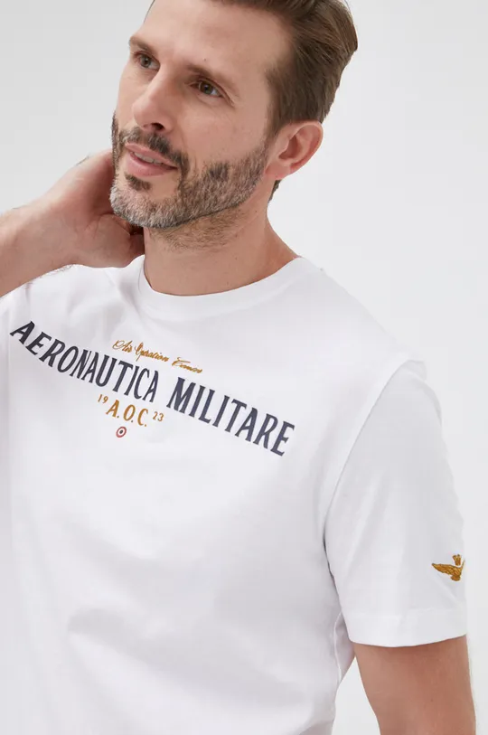 λευκό Μπλουζάκι Aeronautica Militare