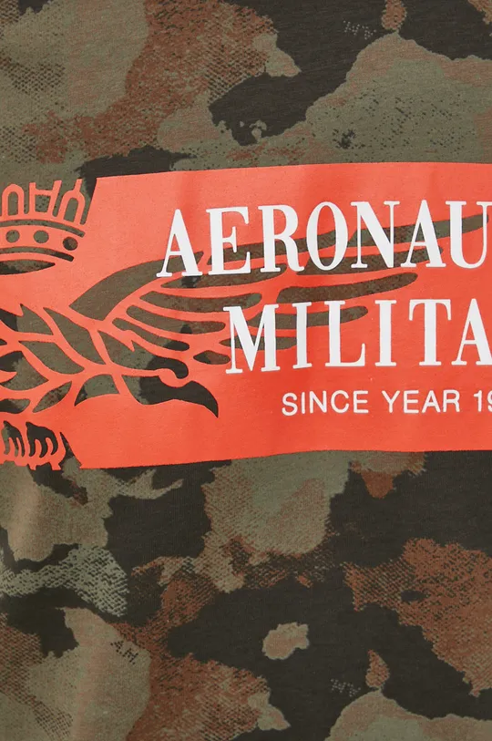 Хлопковая футболка Aeronautica Militare Мужской