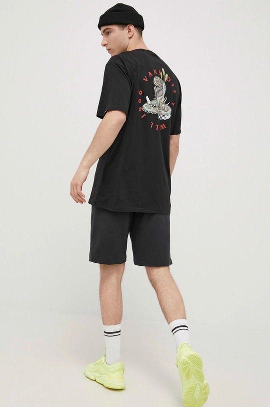 black Vans cotton t-shirt Men’s