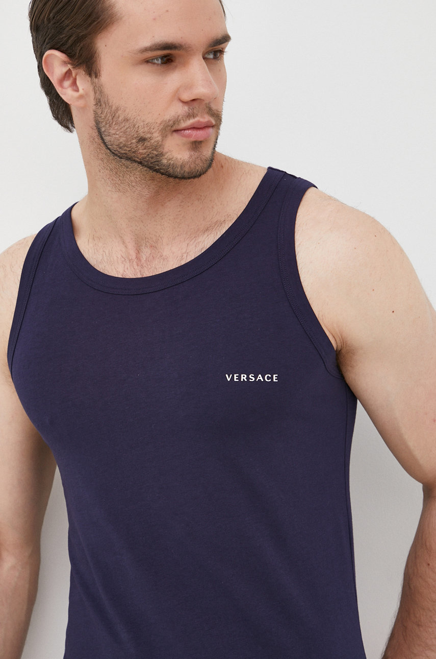 Versace tshirt men’s navy blue color buy on PRM