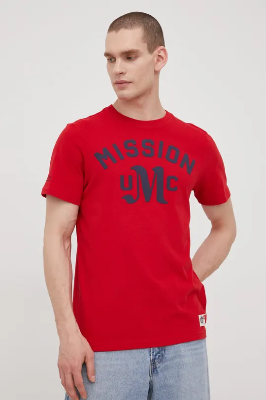 rdeča Bombažen t-shirt Superdry