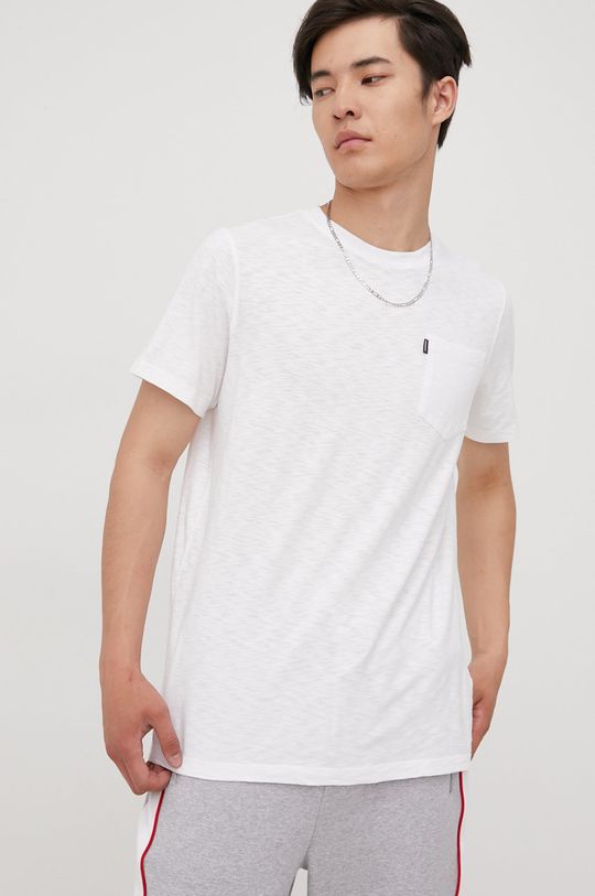 biały Superdry t-shirt Męski