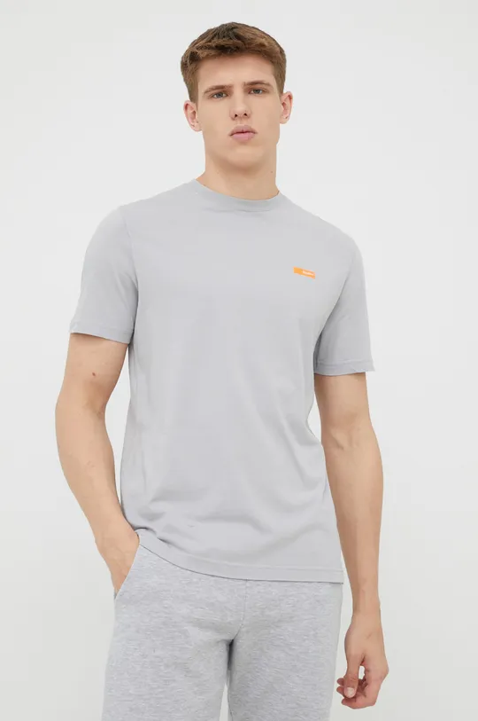 siva Bombažen t-shirt RefrigiWear Moški
