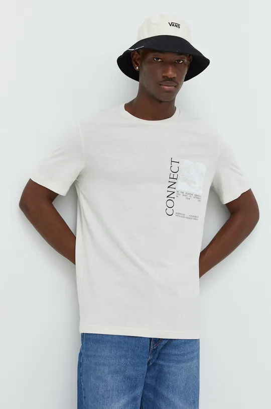 γκρί Βαμβακερό μπλουζάκι s.Oliver