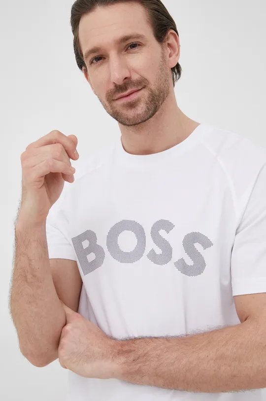 λευκό Μπλουζάκι BOSS Boss Athleisure