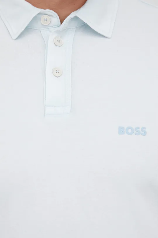 Βαμβακερό μπλουζάκι πόλο BOSS Boss Casual Ανδρικά