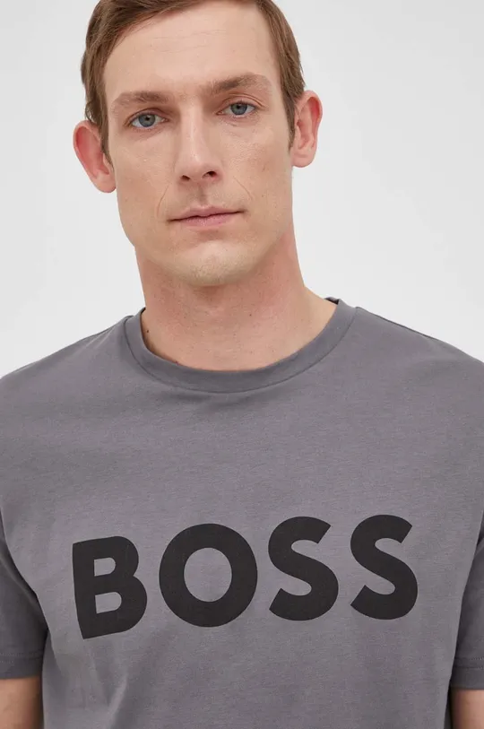 Bavlnené tričko BOSS Boss Casual Pánsky