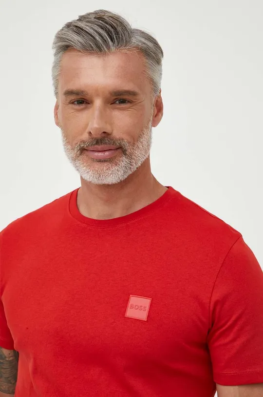 rosso BOSS t-shirt in cotone BOSS CASUAL