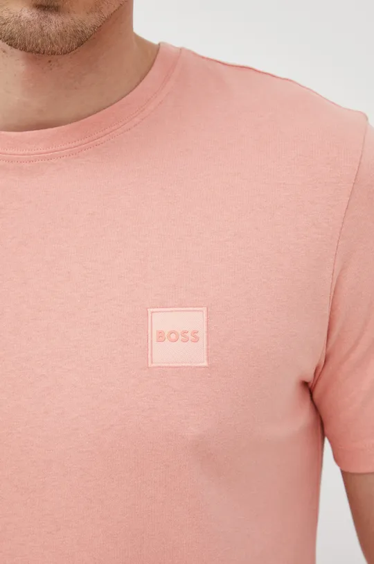 Βαμβακερό μπλουζάκι Boss Boss Casual Ανδρικά