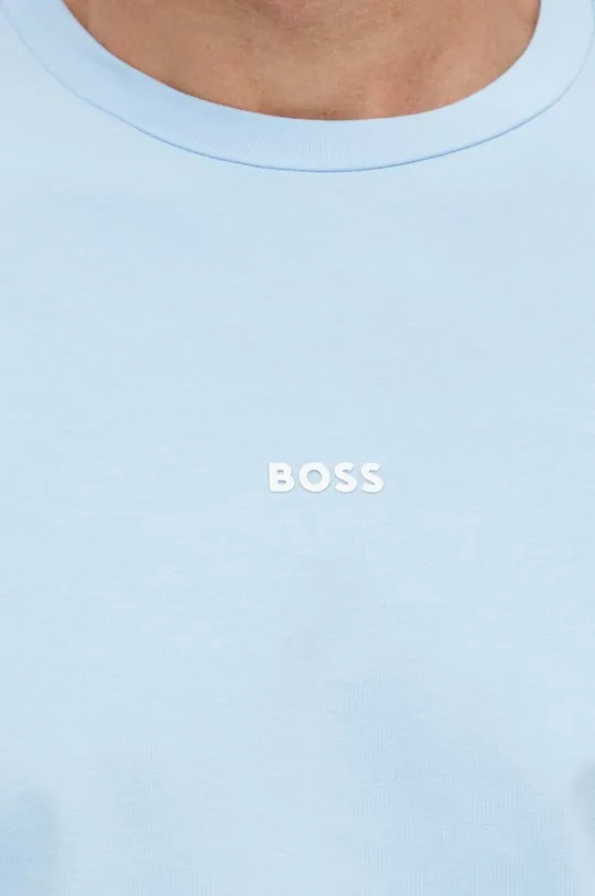 niebieski BOSS t-shirt BOSS ORANGE