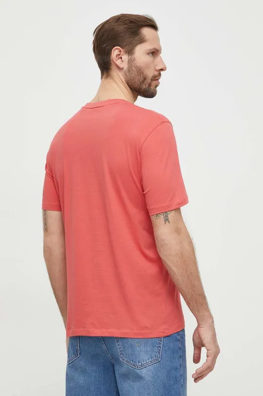 HUGO t-shirt bawełniany czerwony