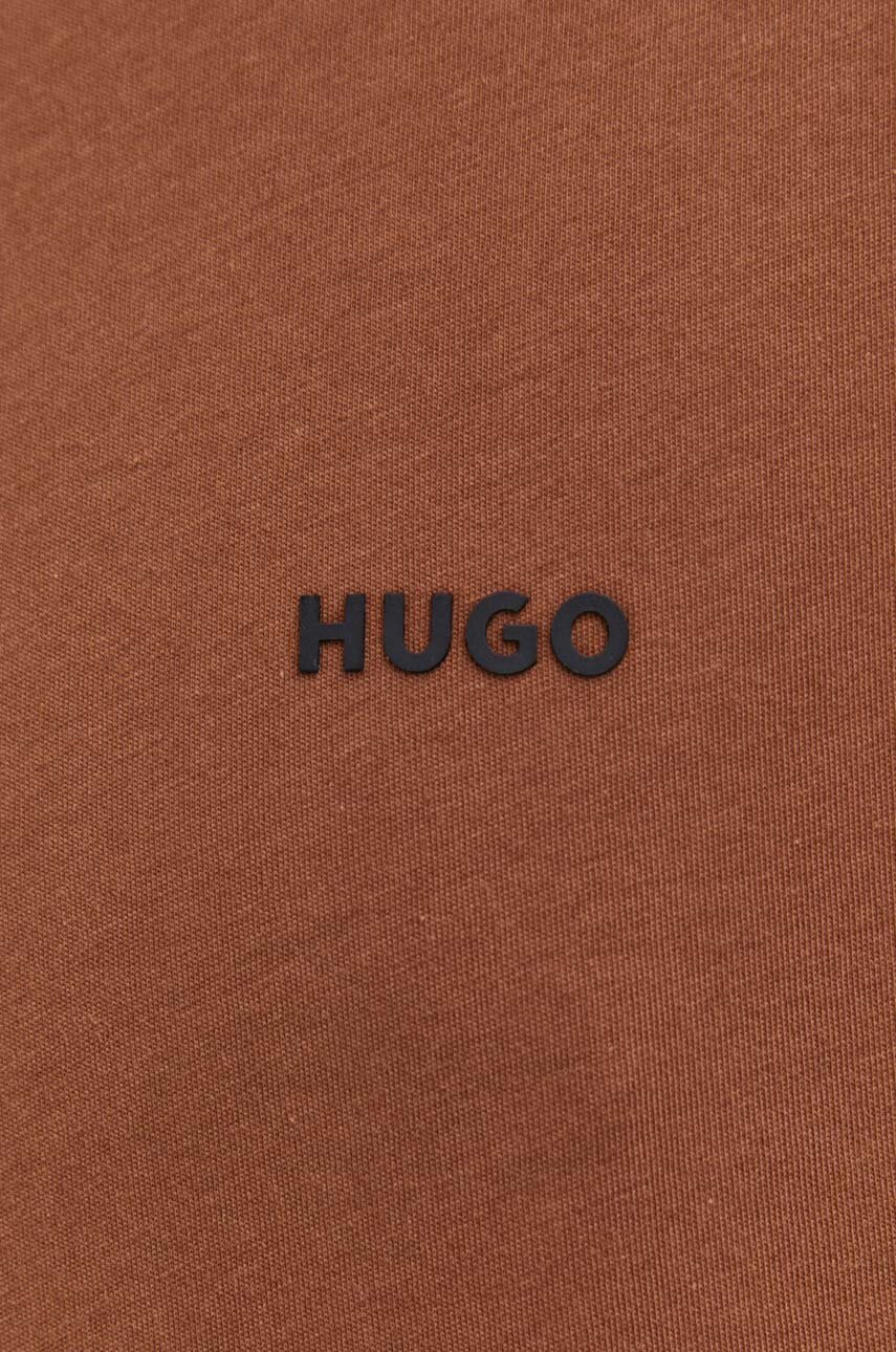 HUGO t-shirt bawełniany Męski