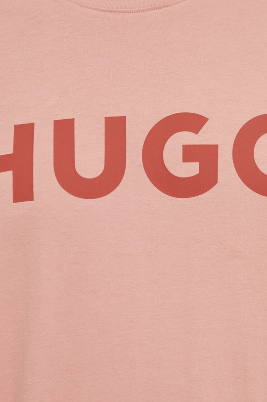 rosa HUGO t-shirt in cotone