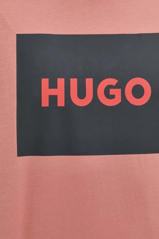 Хлопковая футболка HUGO