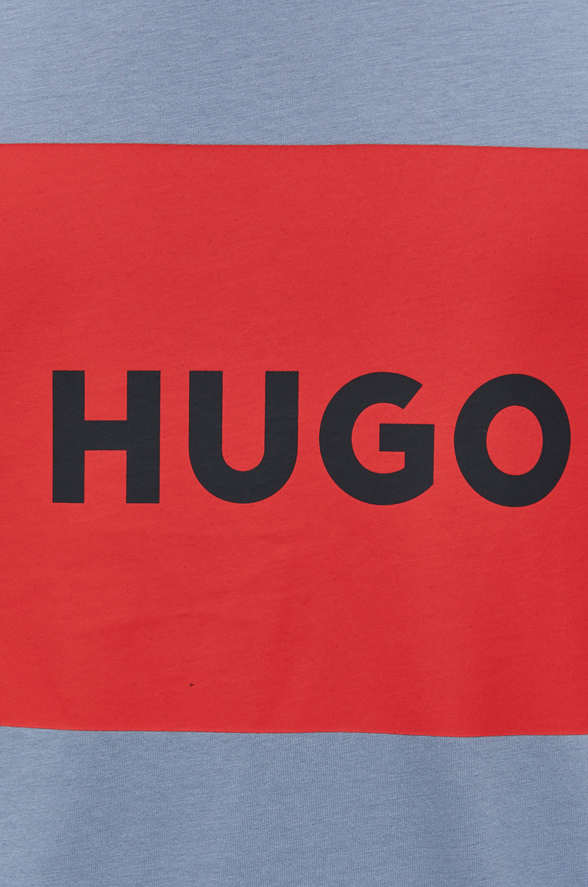 Бавовняна футболка HUGO з принтом | ANSWEAR.ua