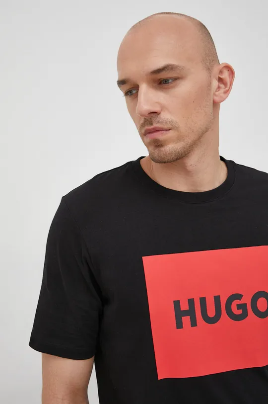 nero HUGO t-shirt in cotone
