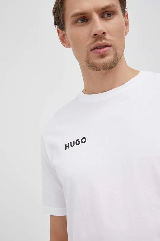 bijela Pamučna majica Hugo Muški