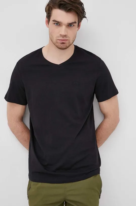 BOSS t-shirt bawełniany (2-pack) 50325401 czarny