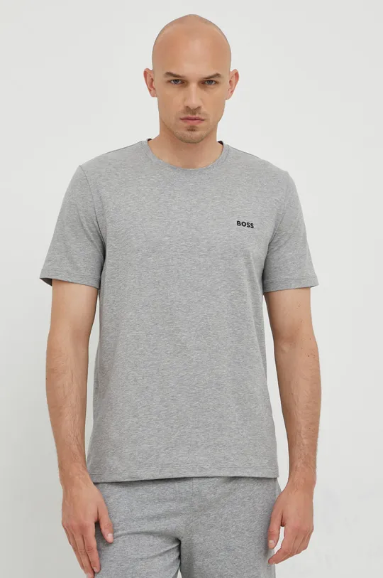 Пижамная футболка BOSS серый