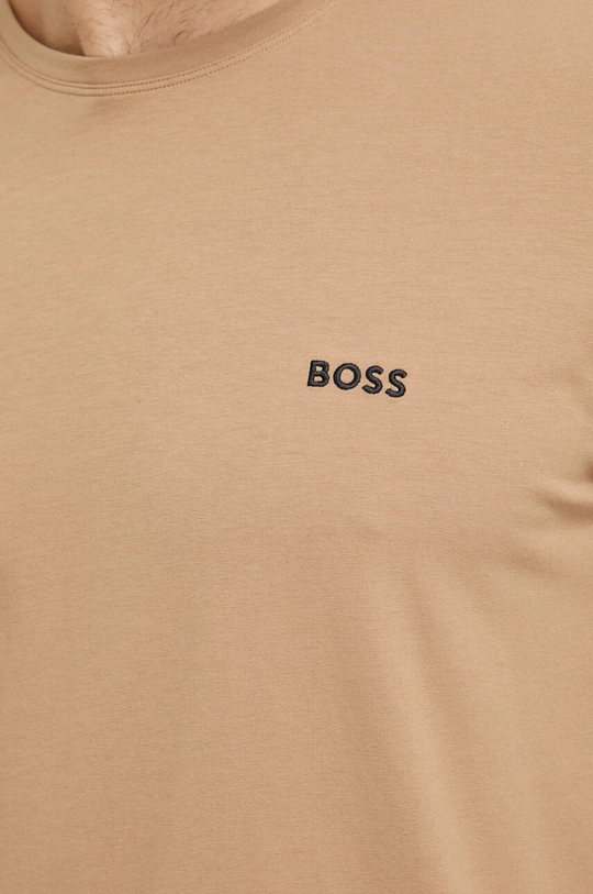 beżowy BOSS t-shirt