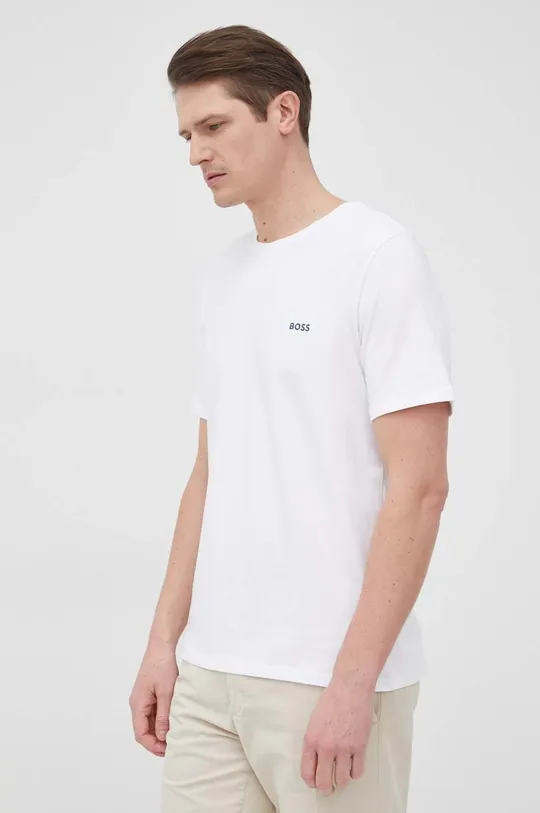 biały BOSS t-shirt 50469605 Męski
