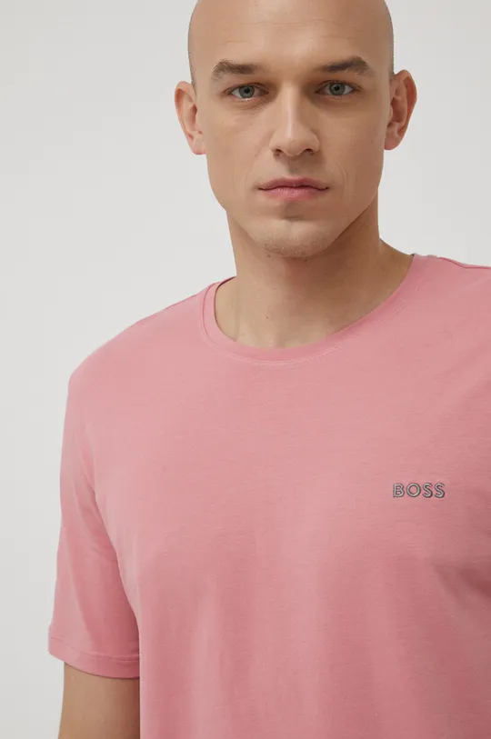 ροζ Μπλουζάκι BOSS