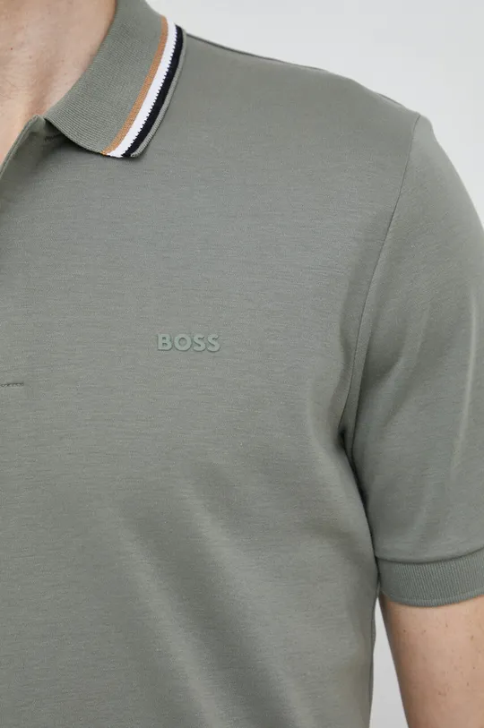 Pamučna polo majica BOSS Muški