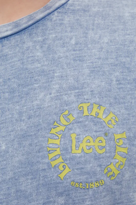 Βαμβακερό μπλουζάκι Lee